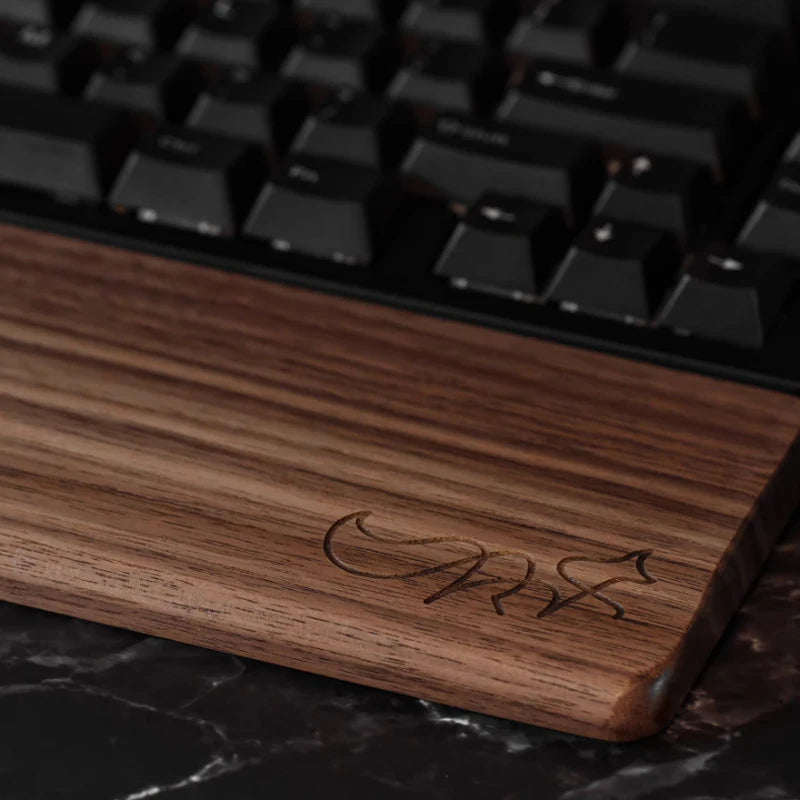 Ergode Cedar Walnut Keyboard Palm Rest — Ergode Modern Desks & Workspace Accessories — view 2