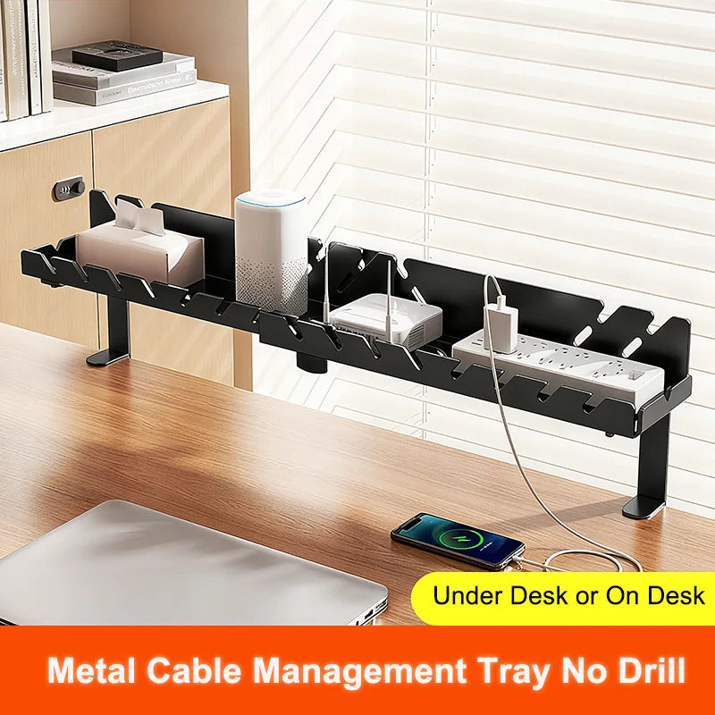 Ergode Tundra No-Punch Cable Rack — Ergode Modern Desks & Workspace Accessories — view 2