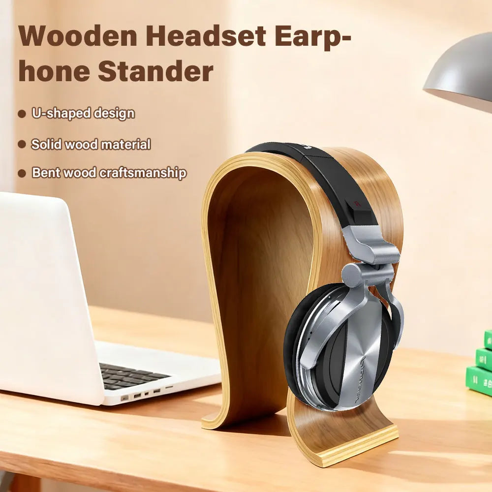 Ergode Dune Wooden Headphone Shelf — Ergode Modern Desks & Workspace Accessories