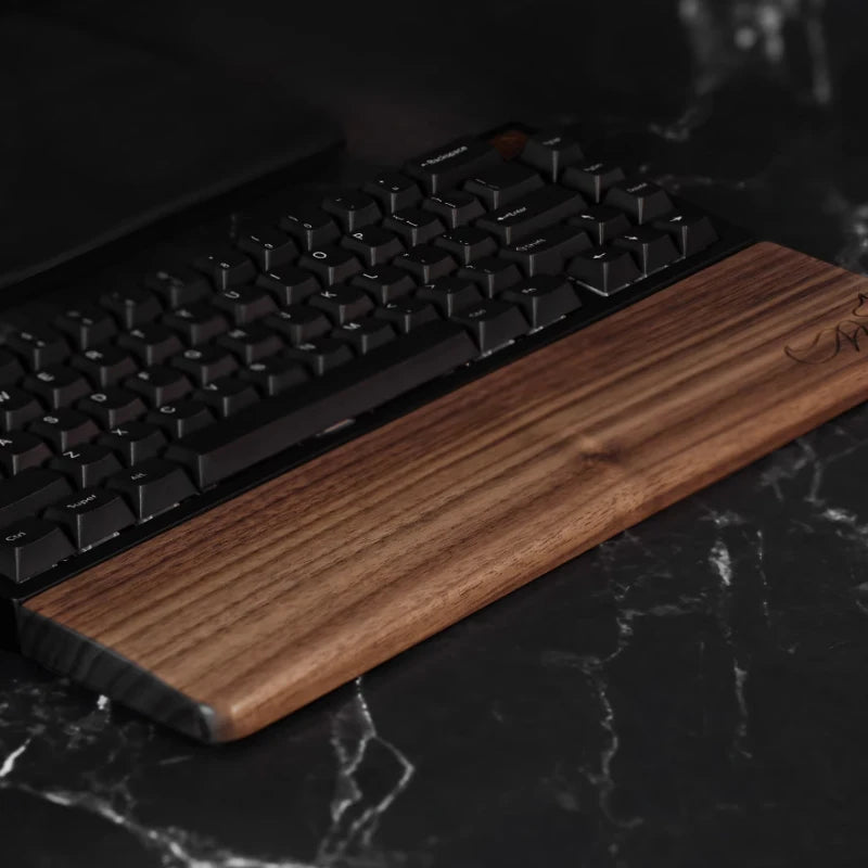Ergode Cedar Walnut Keyboard Palm Rest — Ergode Modern Desks & Workspace Accessories — view 5