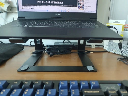 Ergode Onyx Aluminum Laptop Stand — Ergode Modern Desks & Workspace Accessories — view 4