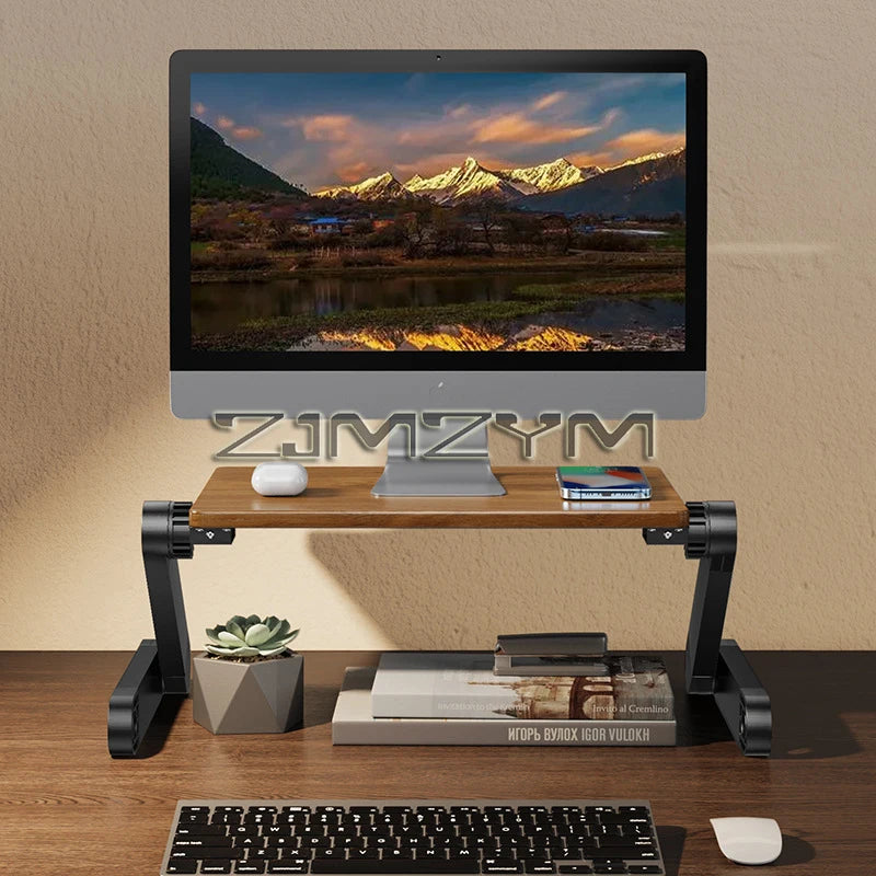 Ergode Flint Solid Wood Monitor Riser — Ergode Modern Desks & Workspace Accessories — view 2