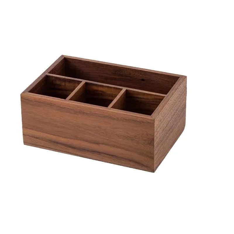 Ergode Quill Black Walnut Storage Box — Ergode Modern Desks & Workspace Accessories — view 4