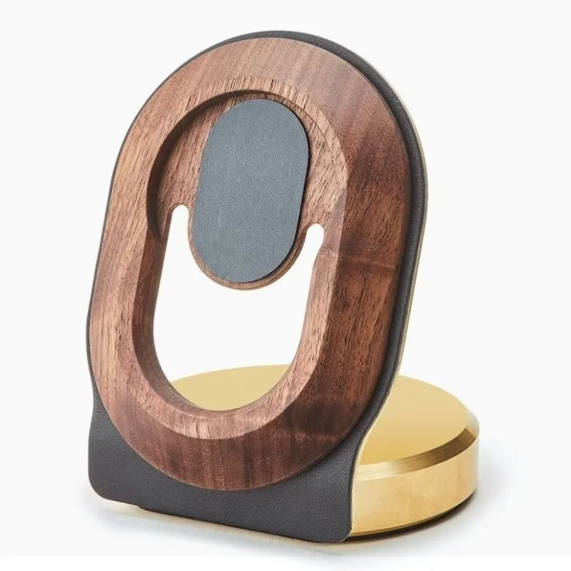 Ergode Terra Walnut Magnetic Charging Stand — Ergode Modern Desks & Workspace Accessories