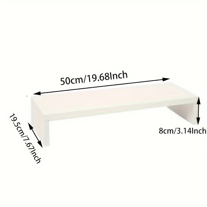 Ergode Vale Wide-Span Wooden Monitor Riser — Ergode Modern Desks & Workspace Accessories — view 2